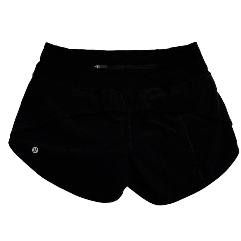 LULULEMON Speed Up Shorts Sz 10 Black Walking Jogging Workout Casual Pickleball